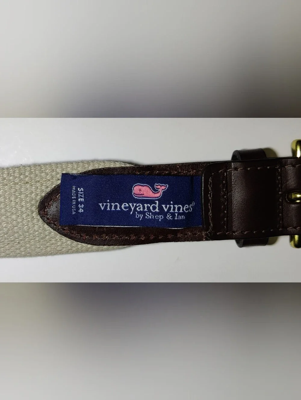 Vineyard Vines Pittsburgh Pirates Needlepoint Belt 34 Canvas Leather Solid Brass